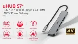 unitek-hub-s7-usb-c-hdmi-usb-sd-microsd-pd-100w-producent-unitek