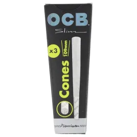 bletki-ocb-slim-premium-cones-3-szt-gotowe-skrecone