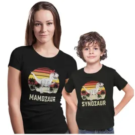 prezent-dla-mamy-i-syna-koszulki-zestaw-na-dzien-mamy-mamozaur-t-shirt