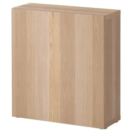 ikea-besta-szafka-z-drzwiczkami-lappviken-dab-bejcowany-na-bialo-60x22x64cm