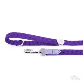 myfamily-milano-smycz-fioletowa-nylon-m-110cm-5024