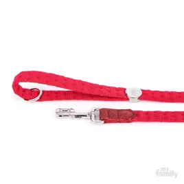 myfamily-milano-smycz-czerwona-nylon-s-110cm-5025