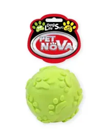 pet-nova-zabawka-dla-psa-pilka-z-dzwiekiem-zolta