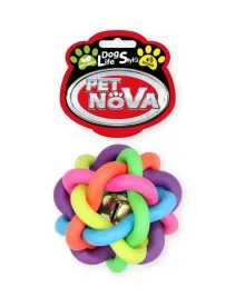 pet-nova-zabawka-dla-psa-pilka-pleciona-6cm-mieta