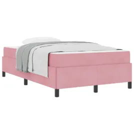 ramka-lozka-z-materacem-rozowy-120-x-190-cm-tkanina