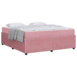 ramka-lozka-z-materacem-rozowy-180-x-200-cm-tkanina