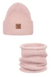 komplet-czapka-i-komin-100percent-welny-merino-brigid-rozowa