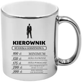 kubek-srebrny-premium-dla-kierownika-cennik-godzinowy-smieszny-prezent