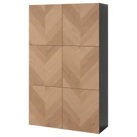 ikea-besta-kombinacja-z-drzwiami-czarnybraz-hedeviken-okl-deb-120x42x193-cm