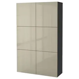 ikea-besta-kombinacja-z-drzwiami-czarnybraz-selsviken-polysk-bez-120x42x193