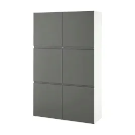 ikea-besta-kombinacja-z-drzwiami-bialy-vasterviken-ciemnoszary-120x42x193cm