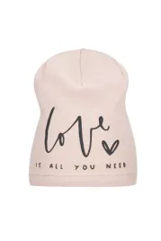 czapka-dziewczeca-beanie-love-powder-pink