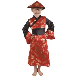 stroj-dla-dzieci-chinka-sukienka-czerwony-ptitclown-120-130-cm