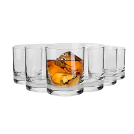 krosno-szklanki-do-whisky-sokow-drinkow-mixology-z-grubym-dnem-300ml-x6