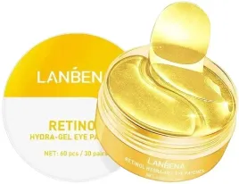lanbena-platki-pod-oczy-zolte-retinol-wygladzenie-zmarszczek-kurze-lapki