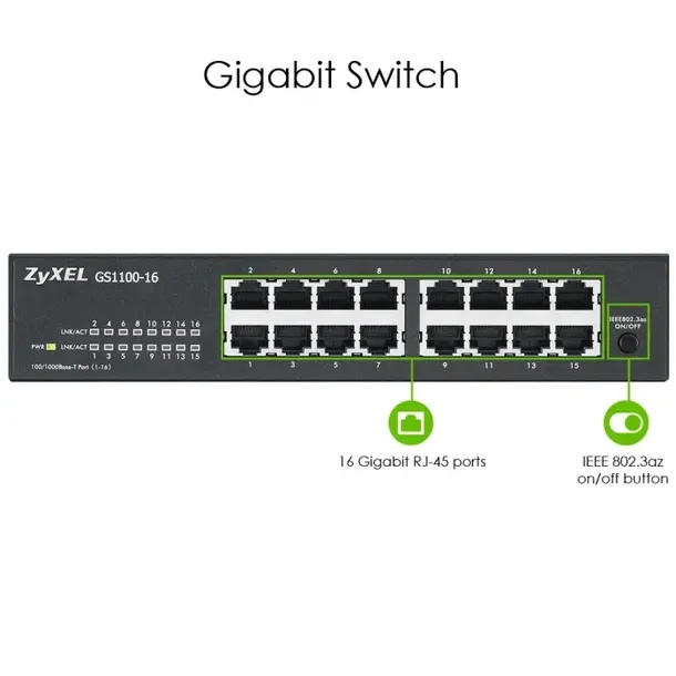 switch-zyxel-gs1100-16-eu0103f-stan-nowy-producent-zyxel
