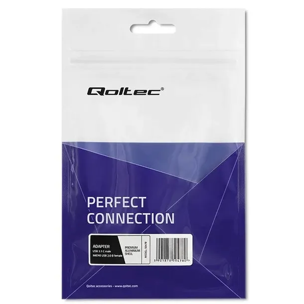 qoltec-adapter-usb-3-1-typ-c-meski-micro-usb-2-0-b-zenski-stan-nowy