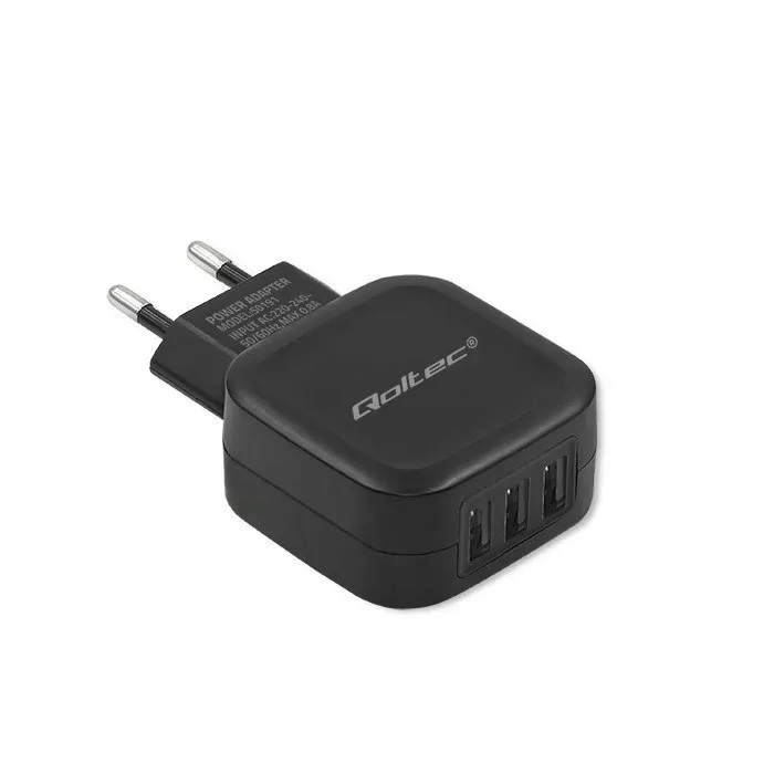 qoltec-ladowarka-sieciowa-17w-5v-3-4a-3xusb-stan-nowy