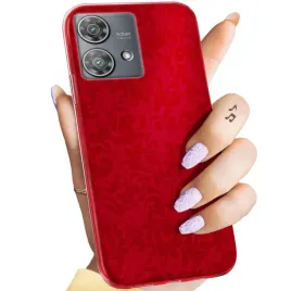 etui-do-motorola-moto-edge-40-neo-wzory-czerwone-serca-roze-obudowa-case
