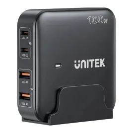 unitek-ladowarka-biurkowa-gan-100w-2xusb-a-2xusb-c