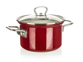 garnek-emaliowany-czerwony-solidny-ciezki-belis-16-cm-21-l