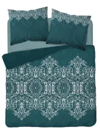 posciel-satynowa-140x200-3831b-turkusowa-ornamenty
