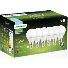 6x-zarowka-led-e14-kulka-p40-25w-25w-249lm-6500k-zimna-ccd-180-lumiled