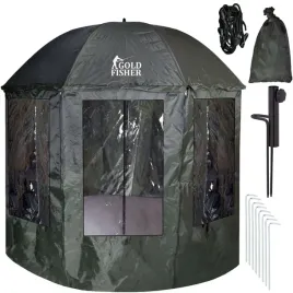 parasol-wedkarski-namiot-na-ryby-wodoodporny-zielony-dla-wedkarza-240cm
