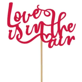topper-papierowy-love-is-in-the-air-czerwony-godan-10x30-cm