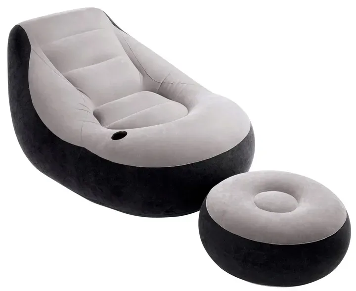 fotel-dmuchany-welurowy-pufa-podnozek-intex-stan-nowy-waga-z-opakowaniem-3-5-kg
