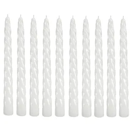 swieca-biala-krecona-24cm-10-sztuk
