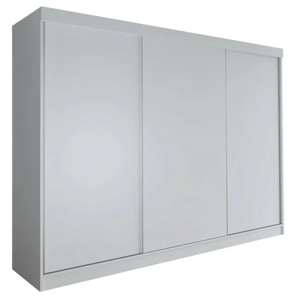SZAFA MILAN - 3D 250 CM - BIAŁA - garderoba trzydrzwiowa