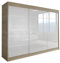szafa-milan-3d-150-cm-sonoma-lacobel-bialy
