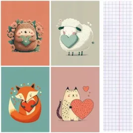 zeszyt-w-kratke-a5-32-kartki-laminowany-unipap-zwierzatka-4w1-serduszka