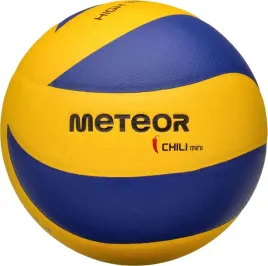 pilka-siatkowa-meteor-chili-pu-mini-zolto-niebieska-10088-rozm-4