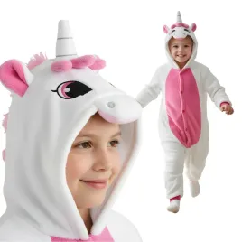 pizama-onesie-kigurumi-przebranie-rozowy-jednorozec-dzieci-95-105cm