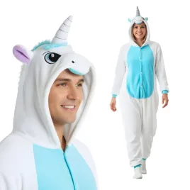 pizama-onesie-kigurumi-kostium-przebranie-bialy-jednorozec-xxl-185-195cm