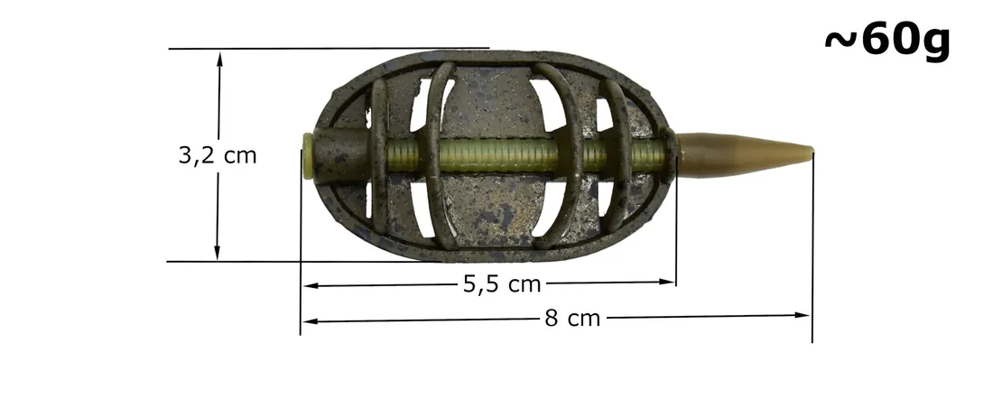 koszyk-do-metody-koszyczek-method-feeder-inline-dura-flat-x-large-60g