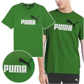 puma-koszulka-meska-zielona-ess-logo-bawelna-rozmiar-xl
