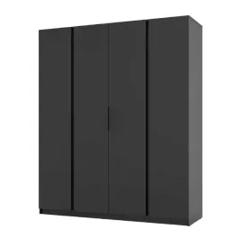 wysoka-szafa-4d-czarna-200cm-kora-4f-lp