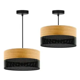 lampa-wiszaca-zyrandol-abazur-z-dziurkami-drewno-30-cm-e27-led