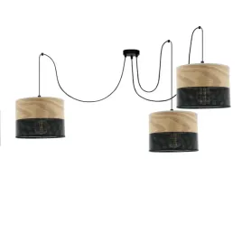 lampa-wiszaca-zyrandol-spider-abazur-z-dziurkami-drewno-e27