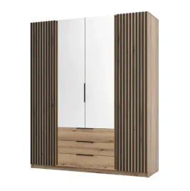 wysoka-szafa-z-lamelami-4d-dab-evoke-200cm-kora-2lam-2lustra-3sz-lp