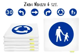 poduszki-kwadratowe-ekoskora-znaki-drogowe-nakazu-3-cm-6-szt