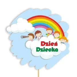 topper-papierowy-teczowy-dzien-dziecka-18-cm
