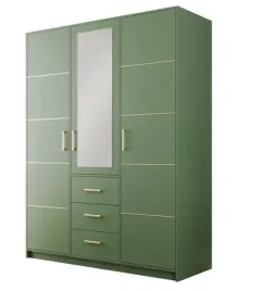 szafa-3-drzwiowa-zielona-z-lustrem-d3-147cm-dali-st