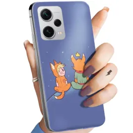 etui-do-xiaomi-redmi-note-12-pro-plus-wzory-maly-ksiaze-lisek-roza-planeta