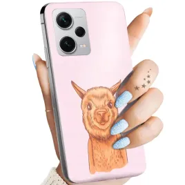 etui-do-xiaomi-redmi-note-12-pro-plus-wzory-lama-alpaka-andy-obudowa-case