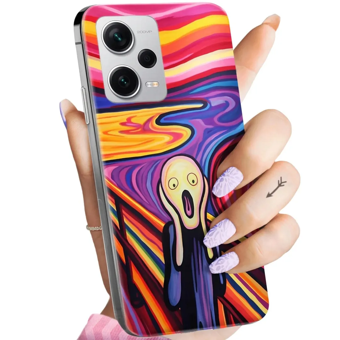 etui-do-xiaomi-redmi-note-12-pro-plus-wzory-krzyk-munch-edvard-scream-case-stan-nowy