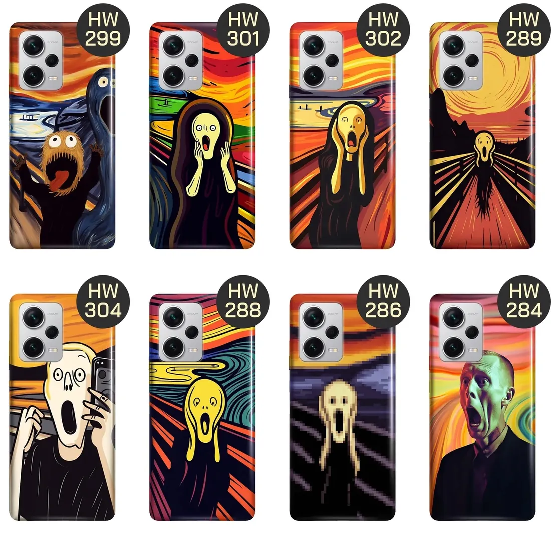 etui-do-xiaomi-redmi-note-12-pro-plus-wzory-krzyk-munch-edvard-scream-case